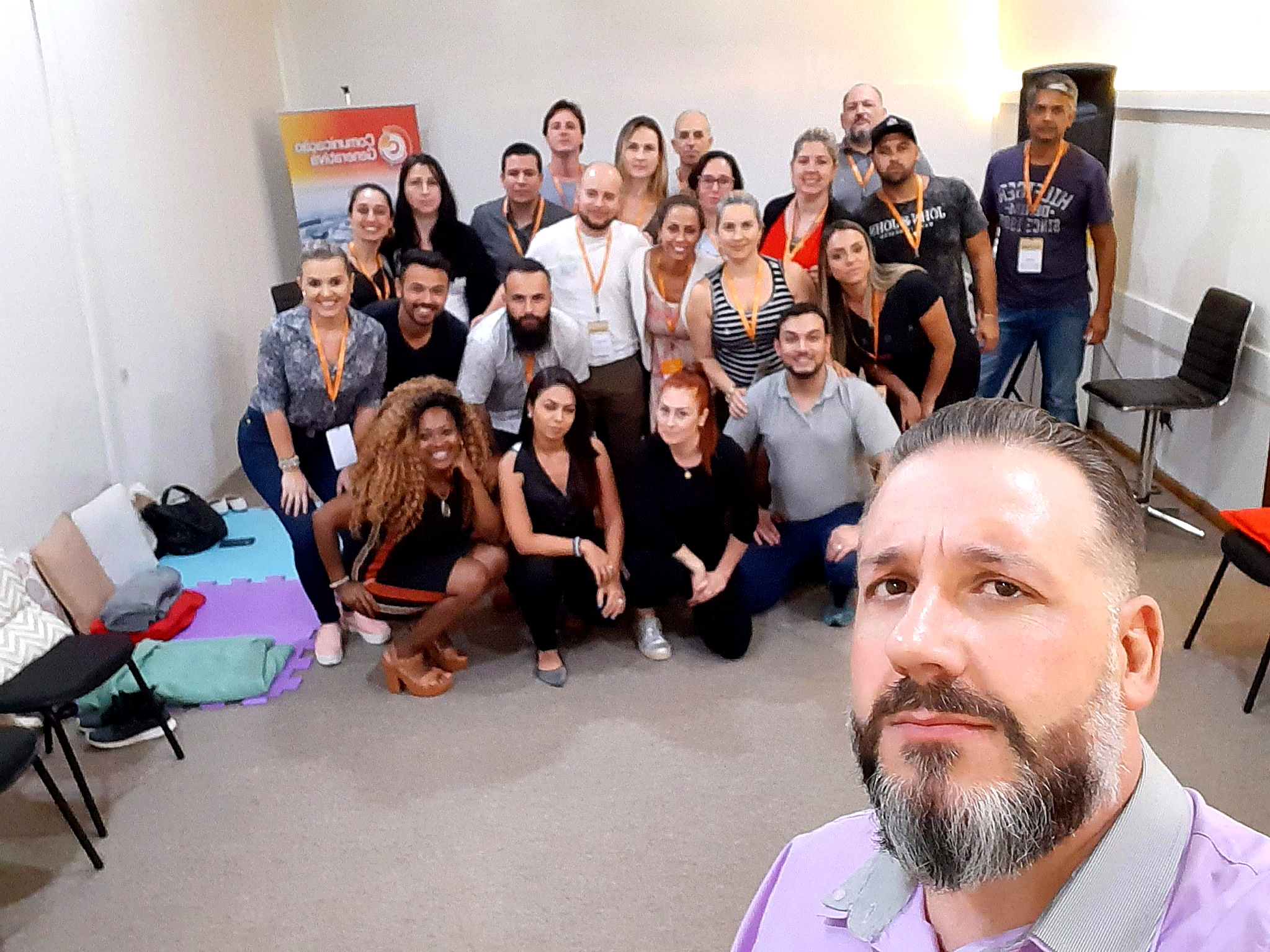 Treinamento conduzido por Mário Eichner